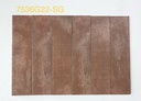 Gạch thẻ Porcelain ánh kim KT 75x300mm mã 7536G22-SG