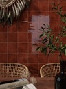 Gạch thẻ Porcelain bóng lượn KT 150x150mm mã 1505G