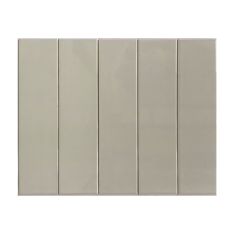 Gạch thẻ Việt Nam KT 75x300mm xám bóng phẳng loại 1 mã CGR0312P