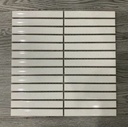 Mosaic Stackbond - trắng lõm mặt SZ015A