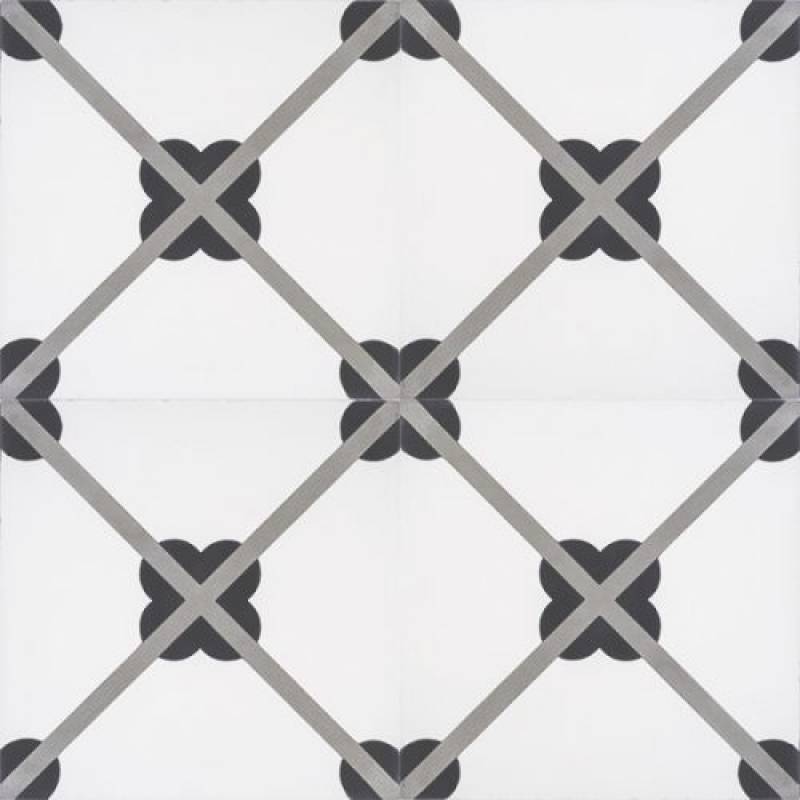 Gạch bông KT 200x200mm mã ND210 (BD trắng)