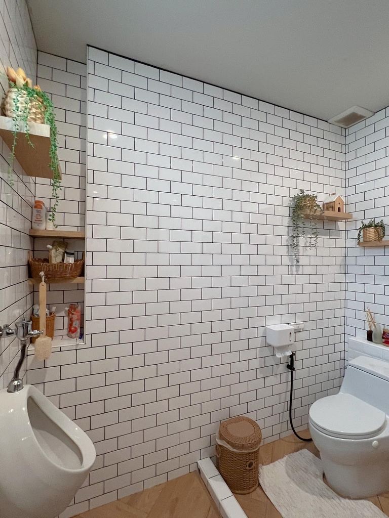 Gạch thẻ trắng bóng phẳng KT 75x150mm STA75150