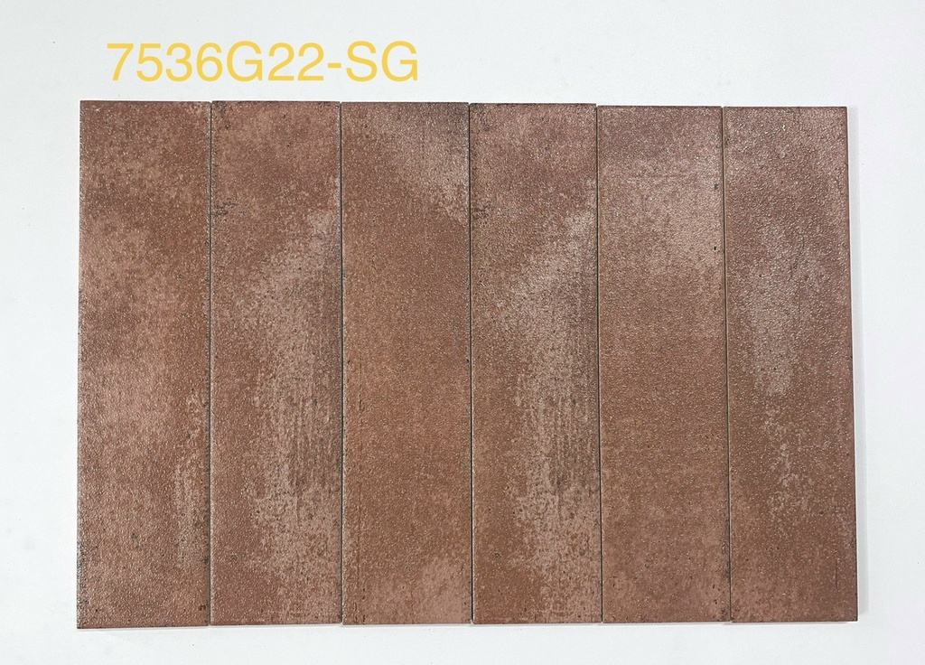 Gạch thẻ Porcelain ánh kim KT 75x300mm mã 7536G22-SG