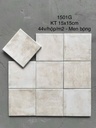 Gạch thẻ Porcelain bóng lượn KT 150x150mm mã 1501G