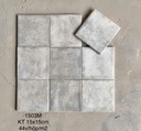 Gạch thẻ Porcelain mờ lượn KT 150x150mm mã 1503M