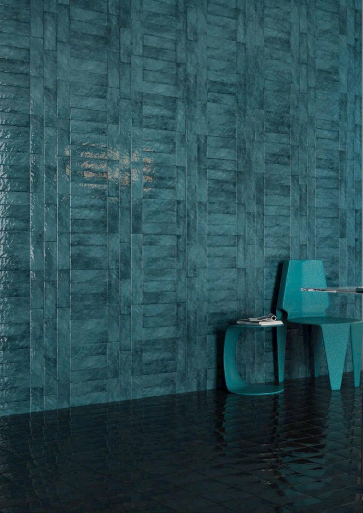 Gạch thẻ Porcelain mờ lượn KT 75x230mm mã 752307M