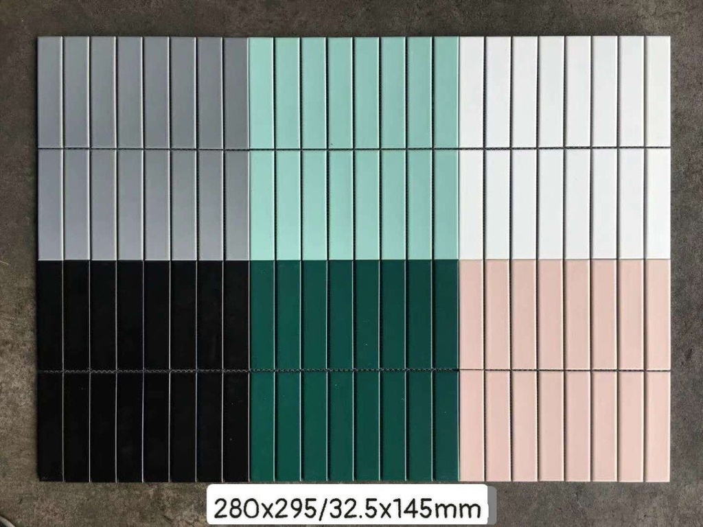 Gạch Mosaic que xám DS306