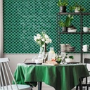 Mosaic vảy cá màu xanh men rạn ES9508