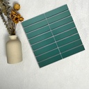 Gạch Mosaic que xanh lá đậm mờ DS303(Y33F811)
