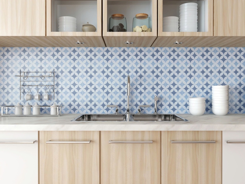 Gạch Bông KT 200x200mm DC209 (BD vàng) ( 1m/hộp)