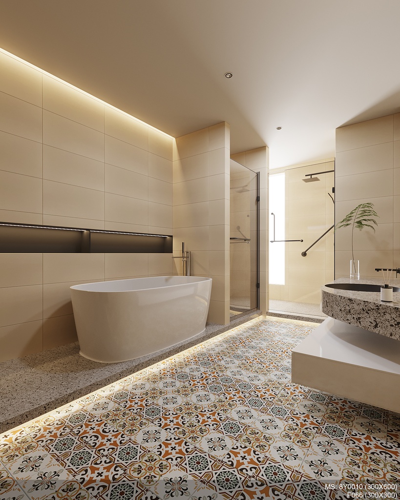 Gạch bông 300x300 mã F066