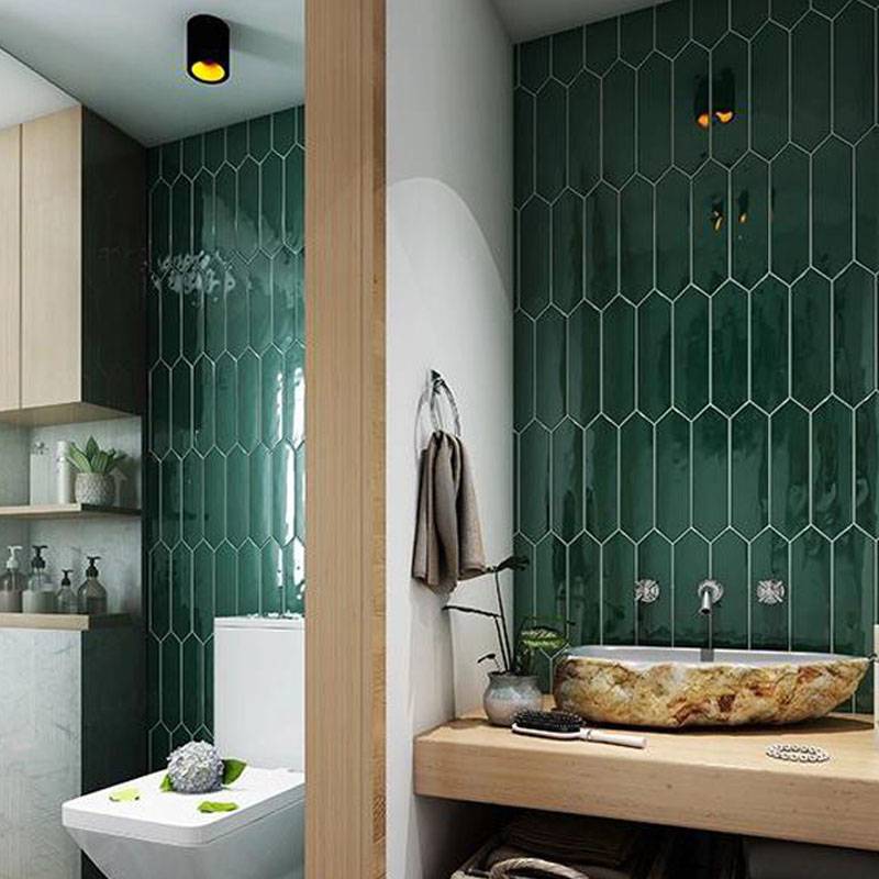 Gạch thẻ mũi tên KT 75x300 đỏ mã 75312J