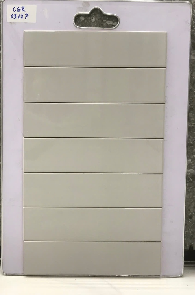 Gạch thẻ xám bóng phẳng 75x300mm CGR0312P