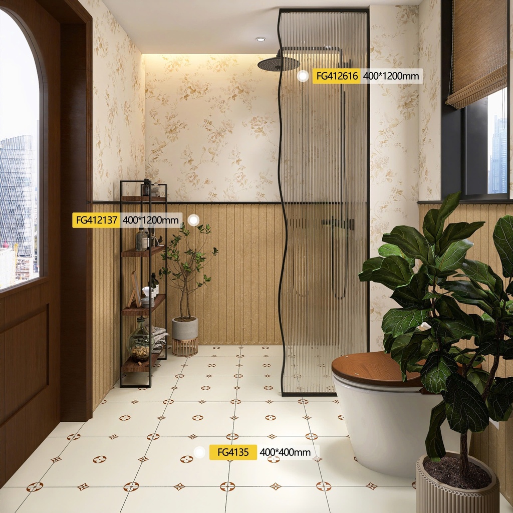 Gạch bông 400x400mm mã F4135