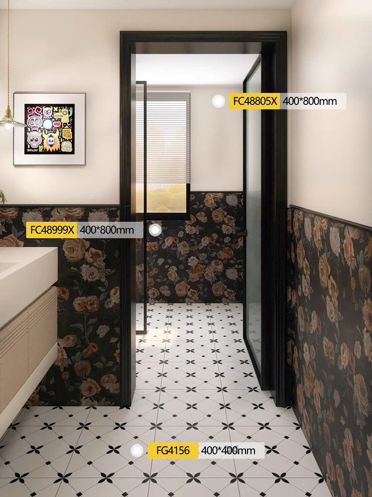 Gạch bông 400x400mm mã F4156