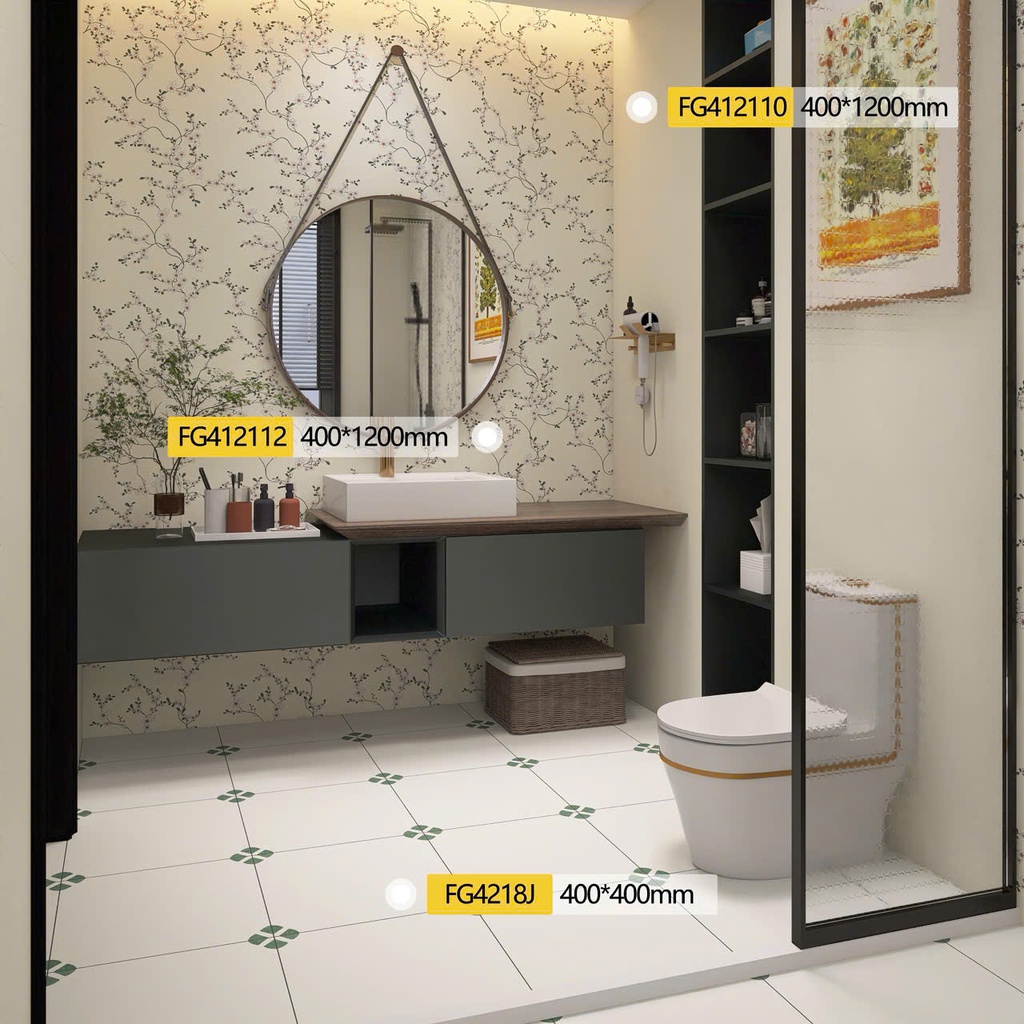 Gạch bông 400x400mm mã FG4218J