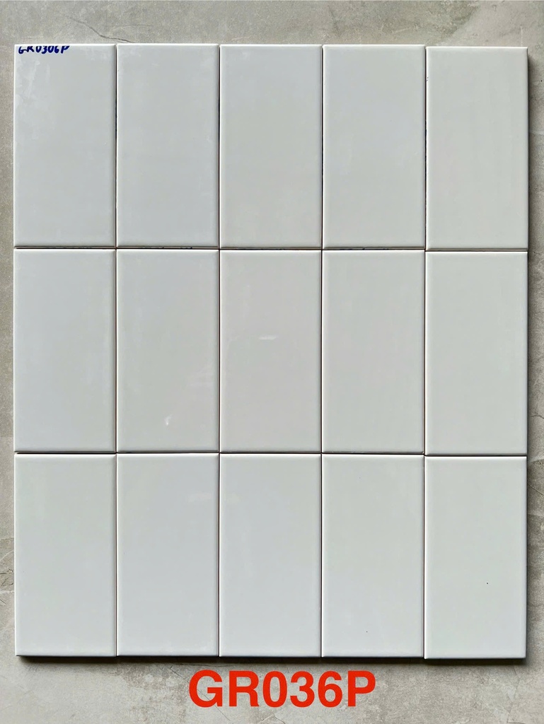 Gạch thẻ xám lạnh bóng phẳng KT 75x150mm mã STA75152