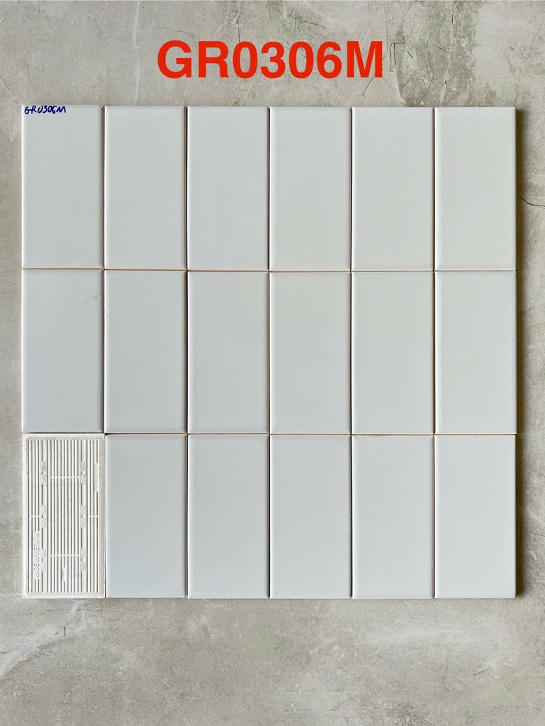 Gạch thẻ xám lạnh mờ KT 75x150mm BD mã GR0306M