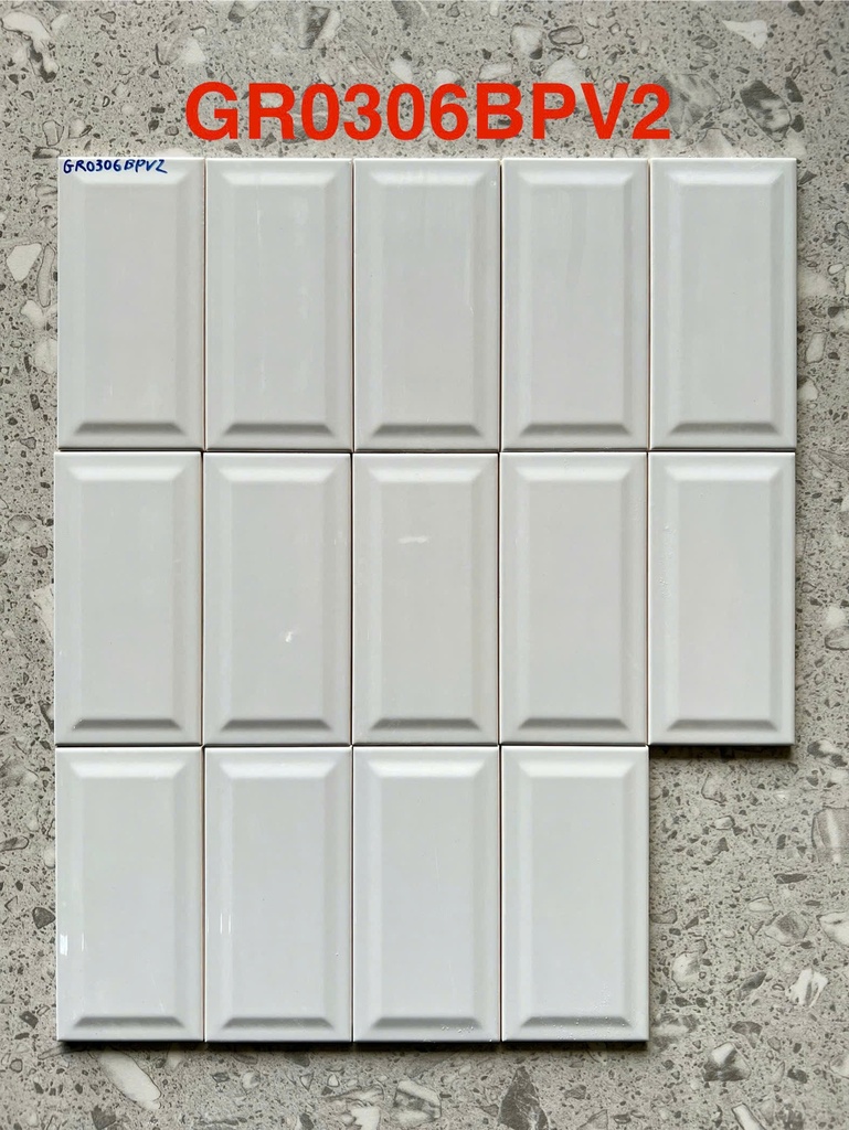 [GR0306BPV2] Gạch thẻ kích thước 75x150mm mã  GR0306BPV2