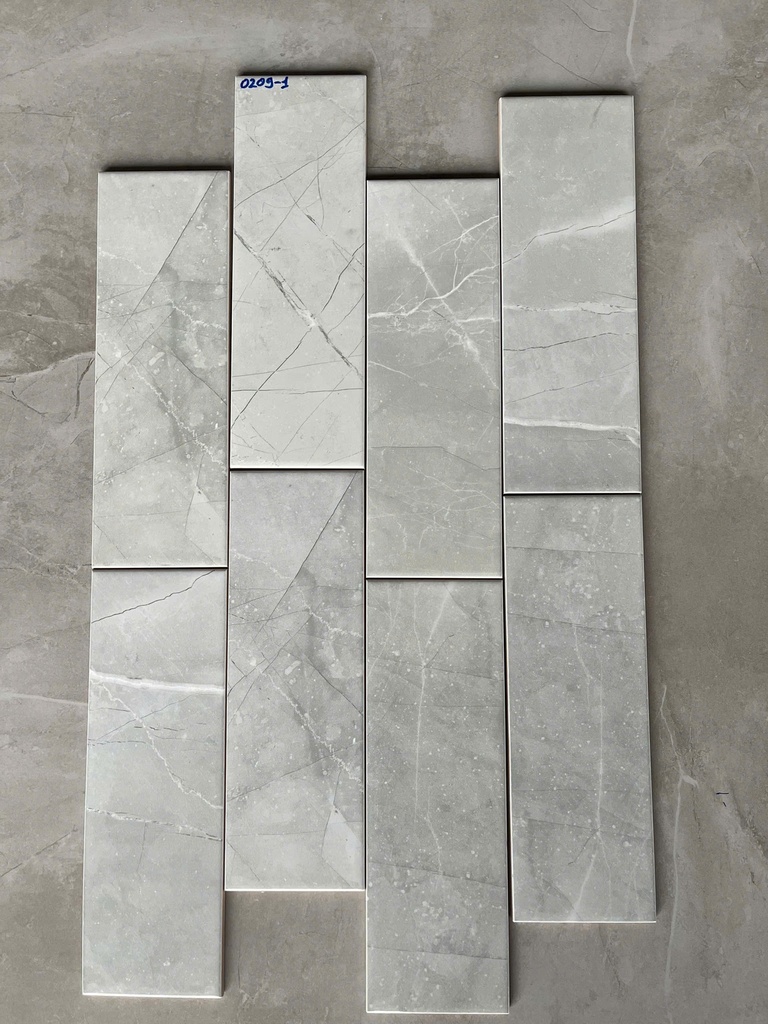 Gạch 100x300mm vân khói loang bóng phẳng 0209-1