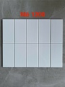 Gạch thẻ trắng bóng phẳng 100x200mm 0199-2