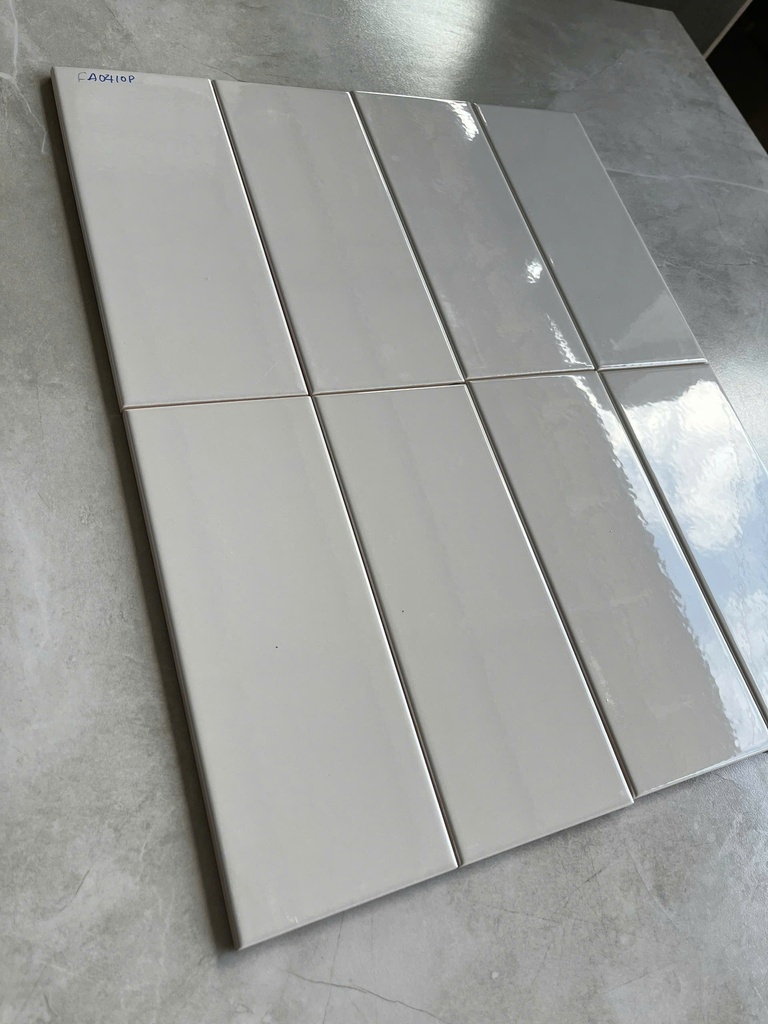 Gạch thẻ xám bóng phẳng KT 100x250x40mm FA0410P