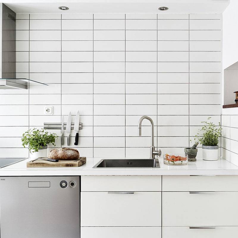 Gạch thẻ trắng bóng phẳng KT 100x300mm mã STA1300