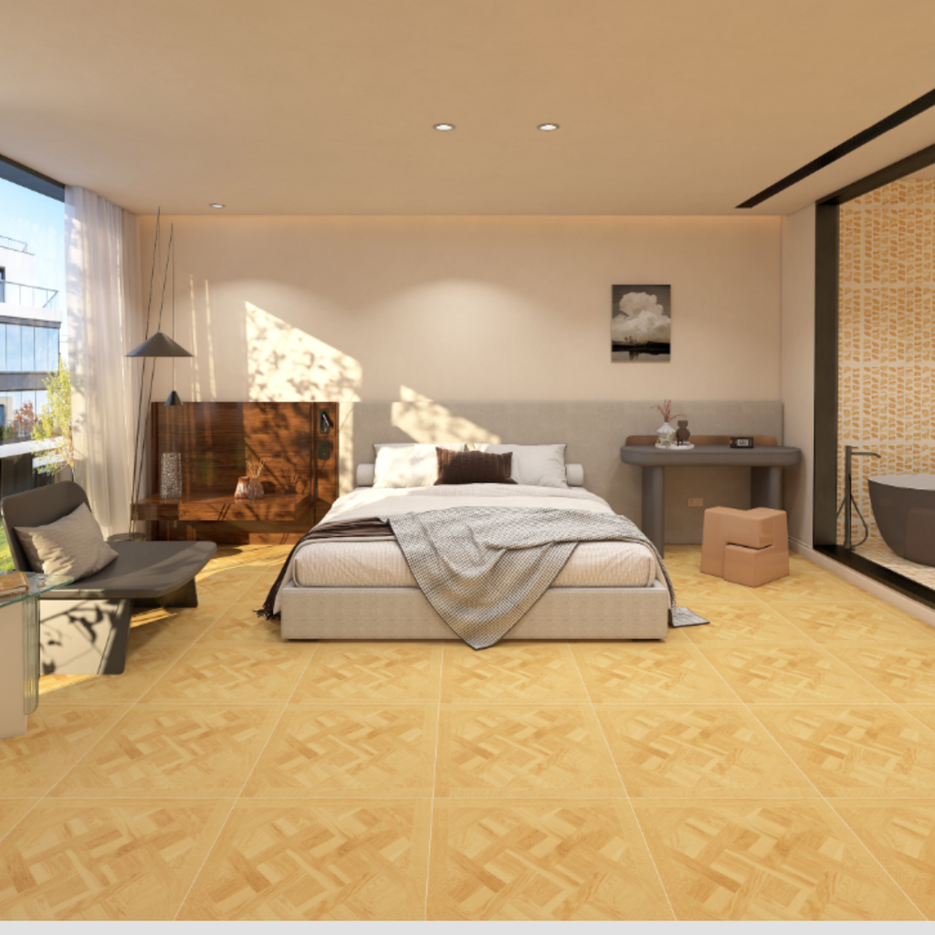 Gạch giả gỗ 600x600mm xương đá nhập khẩu mã GG6A01 (sao chép)