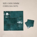 Gạch thẻ Porcelain bóng lượn KT 150x150mm mã 1507G