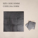 Gạch thẻ Porcelain mờ lượn KT 150x150mm mã 1508M 