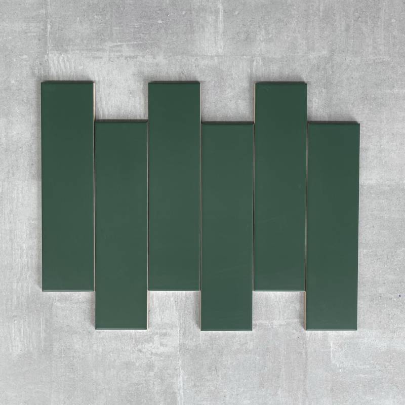 Gạch thẻ xanh đậm mờ phẳng 75x300mm M75312ZY