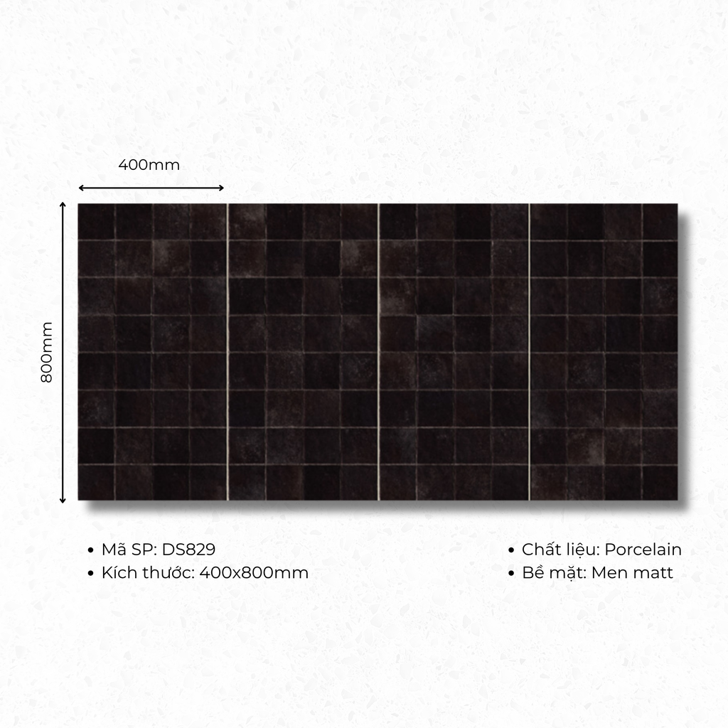 Gạch ốp lát Porcelain  400x800 mã DS829