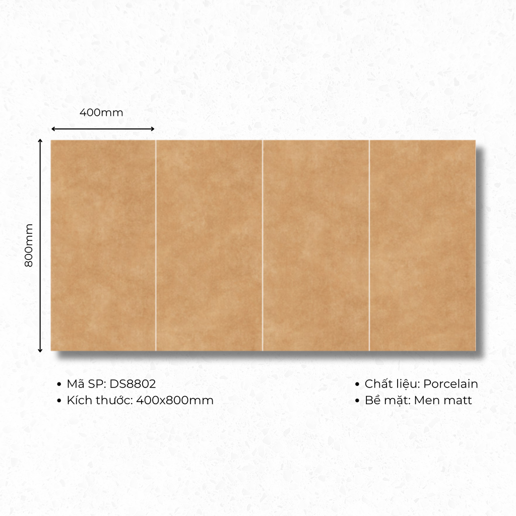Gạch ốp lát Porcelain  400x800 mã DS8802