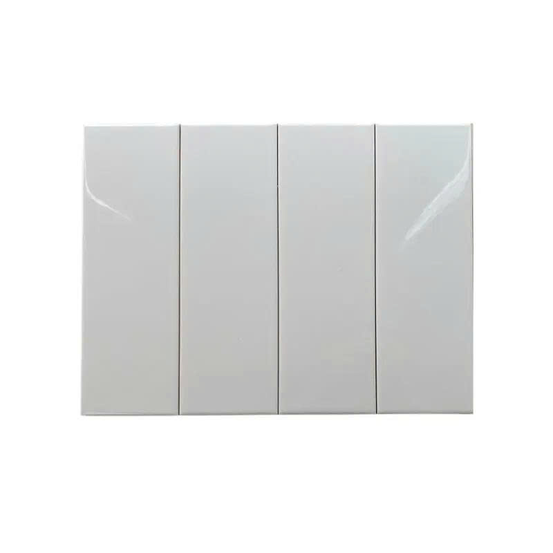 Gạch thẻ trắng bóng phẳng KT 100x300mm mã STA1300