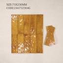 Gạch thẻ Porcelain bóng lượn KT 75x230mm mã 752304G