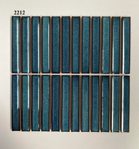 [2212] Gạch mosaic que xanh đen mã 2212