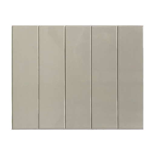 Gạch thẻ Việt Nam KT 75x300mm xám bóng phẳng loại 1 mã CGR0312P