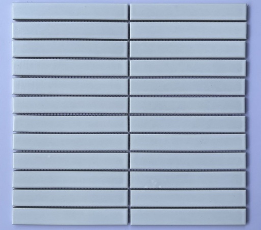 [2201] Gạch mosaic que trắng size 22x145mm mã 2201
