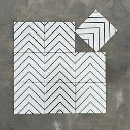 [20116] Gạch Bông KT 200x200mm mã 20116 (BD trắng)