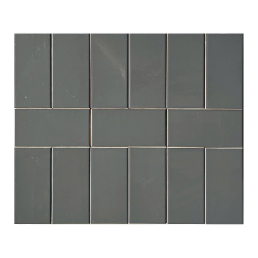 [UTT36G_SA] Gạch thẻ Việt Nam xám bóng KT 75x150mm loại 1 mã UTT36G_SA